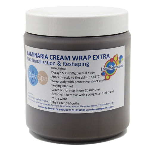 Laminaria Algae Body Cream Wrap Extra 500g re-mineralize skin and relax body