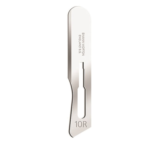 Swann Morton No 10R Stainless Steel Sterile Blade for Dermaplaning