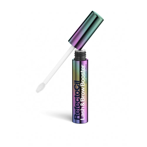 Refectocil Lash and Brow Booster For up to 56% longer lashes as well as thicker and broader brows with fewer gaps.