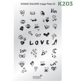 Nail Art Stamping Plates - Konad