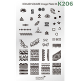 Nail Art Stamping Plates - Konad