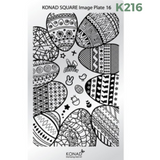 Nail Art Stamping Plates - Konad