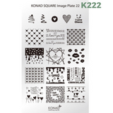 Nail Art Stamping Plates - Konad