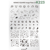 Nail Art Stamping Plates - Konad