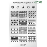 Nail Art Stamping Plates - Konad