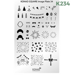 Nail Art Stamping Plates - Konad