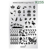 Nail Art Stamping Plates - Konad