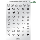 Nail Art Stamping Plates - Konad