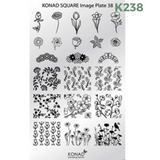 Nail Art Stamping Plates - Konad