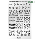 Nail Art Stamping Plates - Konad