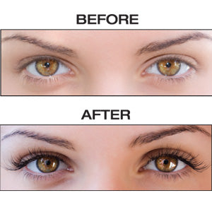 Lash beLong C-Curl individual Semi Permanent Lashes before & after