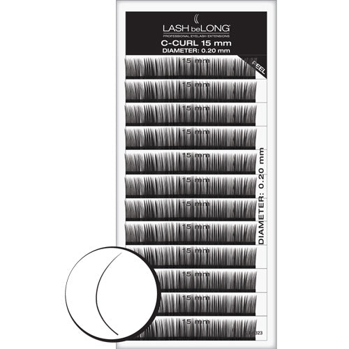 Lash beLong C-Curl individual Semi Permanent Lashes Variety Pack