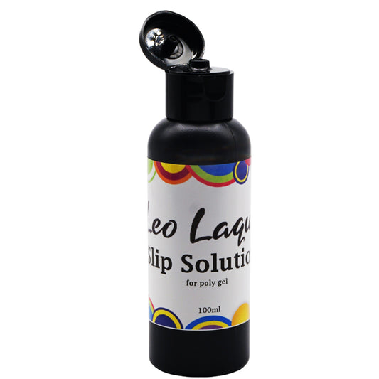 Leo Laque Slip Solution 100ml for easily applying and smoothing poly gel