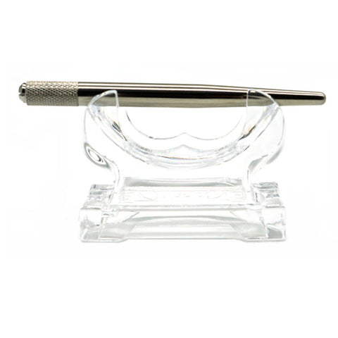 Acrylic Holder For Microblading Pen while doing microblading treatment