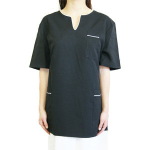 Round Neck - Black/White 34