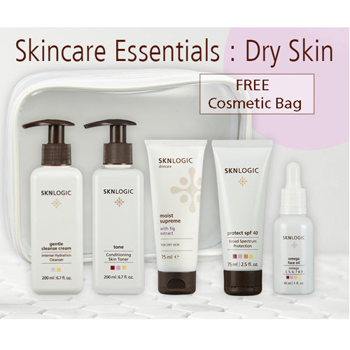 SknLogic Dry Skin Essential Face Products Retail Kit