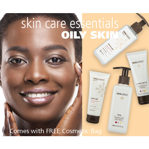 SknLogic Oily Skin Facial Product Retail Essential Kit