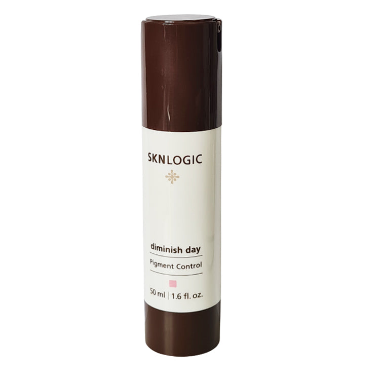 Sknlogic Diminish Day Cream 50ml with pigment-regulating formulation that provides fading of the skin and free-radical protection.