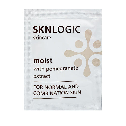 SKN Logic Moist with Pomegranate 3ml Sample for moisturizing normal and combination skin types