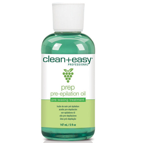 Clean+easy Pre Epilation Oil 147ml for use with clean+easy Brazilian waxing