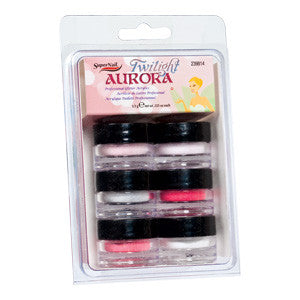 Supernail Twilight Aurora Glitter Acrylic Powder Kit